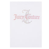 Juicy Couture Solid Color Crew Neck T-Shirt With Contrast Print White for Girls