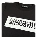Gavroche T-Shirt Girocollo tinta unita con Stampe Nero per Bambino TGVR NERO GAVROCHE 