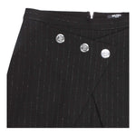 BALMAIN short tinta unita con bottoni in contrasto Nero per Bambina 6R7A21 NERO BALMAIN 