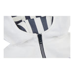 Fay Felpa Tinta Unita con Zip E Cappuccio per Bambino FW4P10 BIANCO FAY 