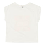 Dixie T-Shirt Tinta Unita Girocollo con Stampa per Bambina MBC7030G50 BIANCO DIXIE 