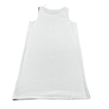 John Richmond Abito Giromanica Tinta Unita con Logo per Bambina RGP26003VE BIANCO JOHN RICHMOND 