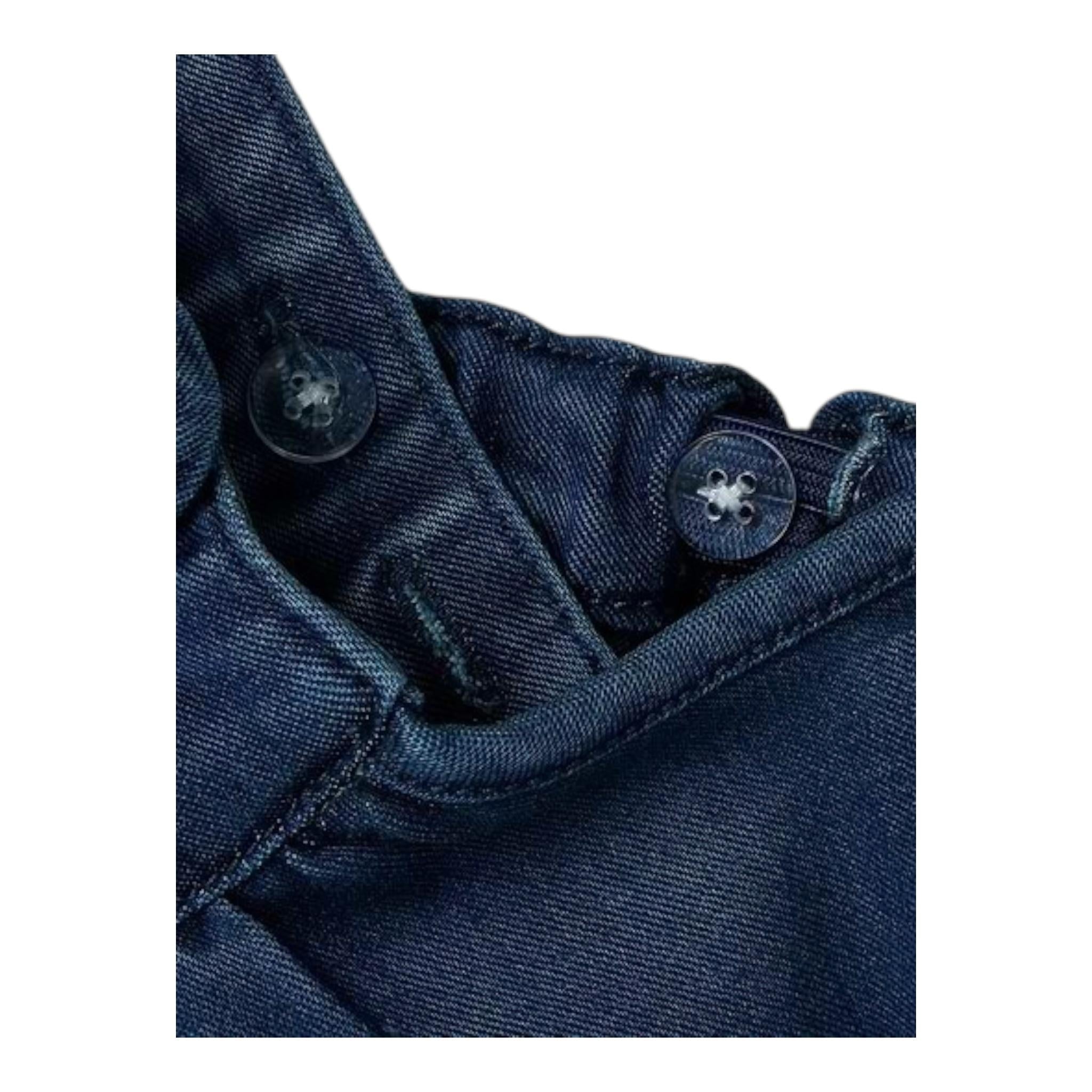 NAME.IT abito in denim tinta unita Blu per Neonata 13238688 BLU NAME.IT 