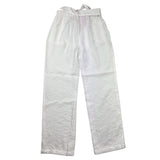 Liu Jo Solid Color Trousers With Elastic Waist White For Girls