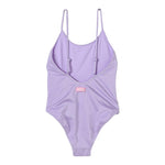 Saint Barth Costume Intero Tinta Unita con Brillantini per Bambina CEC00050034 LILLA SAINT BARTH 