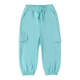 Sarabanda Pantalone Tinta Unita con Elastico In Vita per Bambina 0B218 VERDE ACQUA SARABANDA 