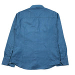Manuel & Frank Camicia Manica Lunga Tinta Unita per Bambino MF3323R BLU MANUEL & FRANK 