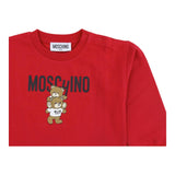 MOSCHINO shirt girocollo tinta unita cn stampa in contrasto Rosso per Neonato MMO00R ROSSO MOSCHINO 