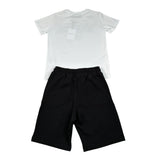 Iceberg Completo 2 Pezzi T-Shirt-Bermuda Bicolore Bianco/Nero per Bambino CMBICE5102JX BIANCO/NERO ICEBERG 