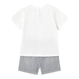 Mayoral Completo 2 Pezzi T-Shirt-Bermuda per Bambino 1253 BIANCO MAYORAL 