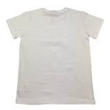 Daniele Alessandrini T-Shirt Girocollo Tinta Unita con Stampa In Contrasto per Bambino 1236M00195 BIANCO DANIELE ALESSANDRINI 