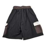 Duepuntozero Bermuda Bicolore con Tasconi per Bambino BMBTASC NERO DUEPUNTOZERO 