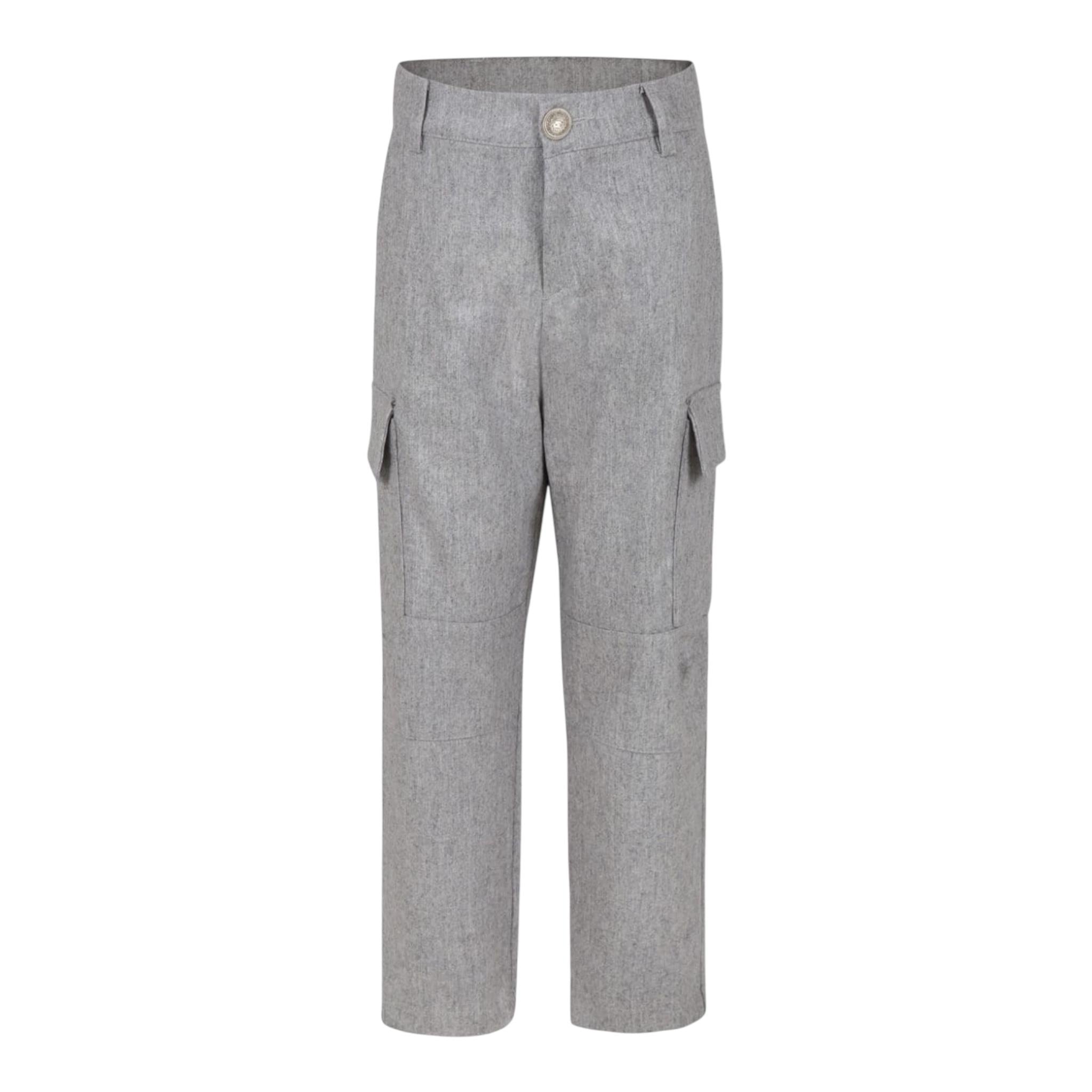ELEVENTY pantalone tinta unita con tasche america Grigio per Bambino EV6P20X GRIGIO ELEVENTY 