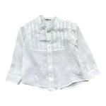 Le Bebe' Camicia Tinta Unita con Colletto Coreano per Neonato LBB5386 BIANCO LE BEBE' 
