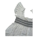 Please Camicia Giromanica Tinta Unita per Bambina CC00300G71J BIANCO PLEASE 