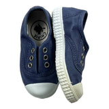Chipie Sneakers Solid Color With Contrasting Sole Blue For Newborn