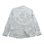 Emanuel Pris Camicia Tinta Unita Manica Lunga con Fantasia per Bambino ECM4162R AZZURRO EMANUEL PRIS 