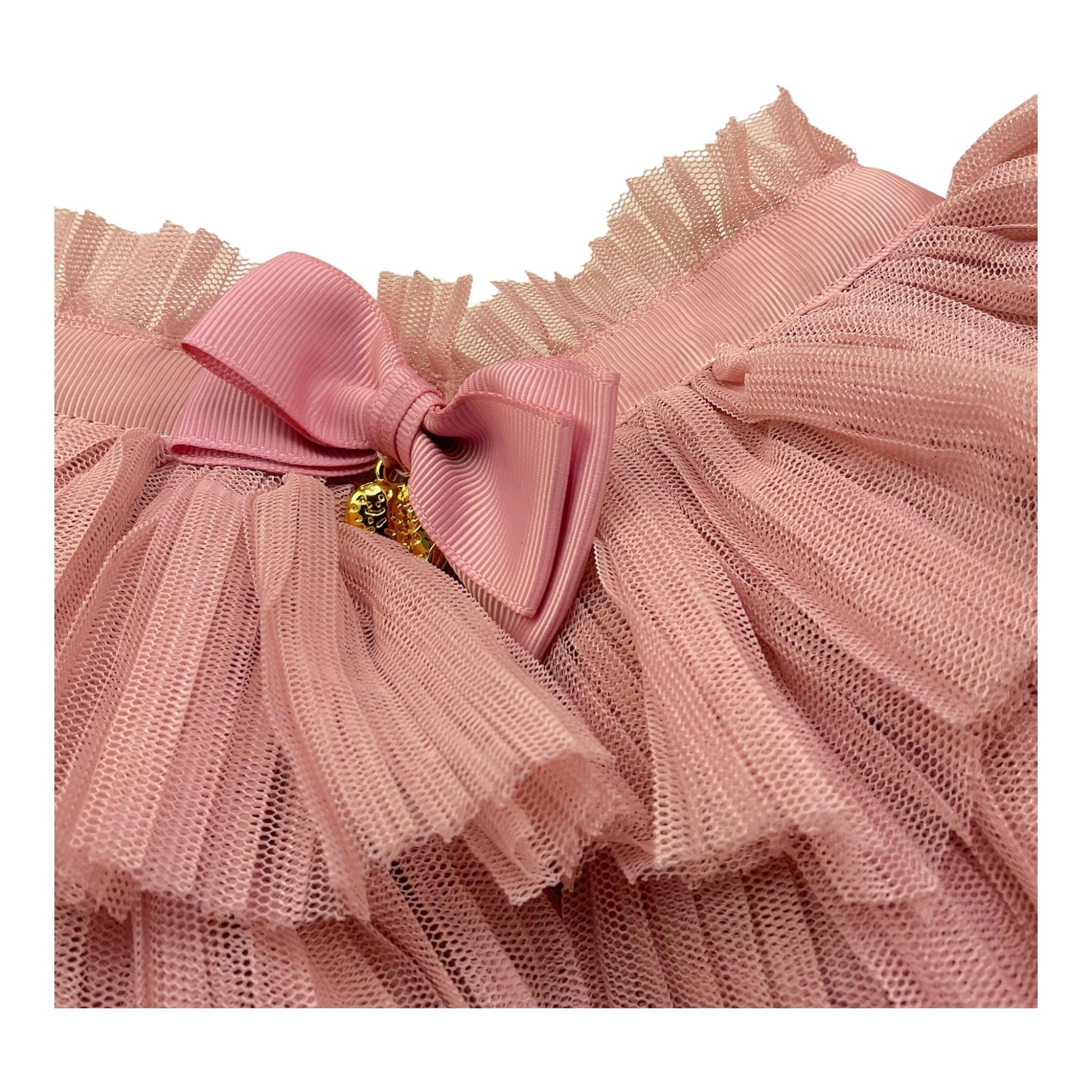 ANGEL'S FACE mantella tinta unita con fiocco Rosa per Neonata CAPEPLEATED ROSA ANGEL'S FACE 