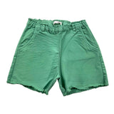 Zhoe &amp; Tobiah Solid Color Elastic Waist Green Shorts For Girls