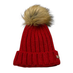 GAUDI' cappello tinta unita con pon pon Rosso per Bambina 54KD91952 ROSSO GAUDI' 