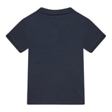 Guess Polo Mezza Manica Tinta Unita con Logo per Neonato I82P02K5DS0 BLU GUESS 