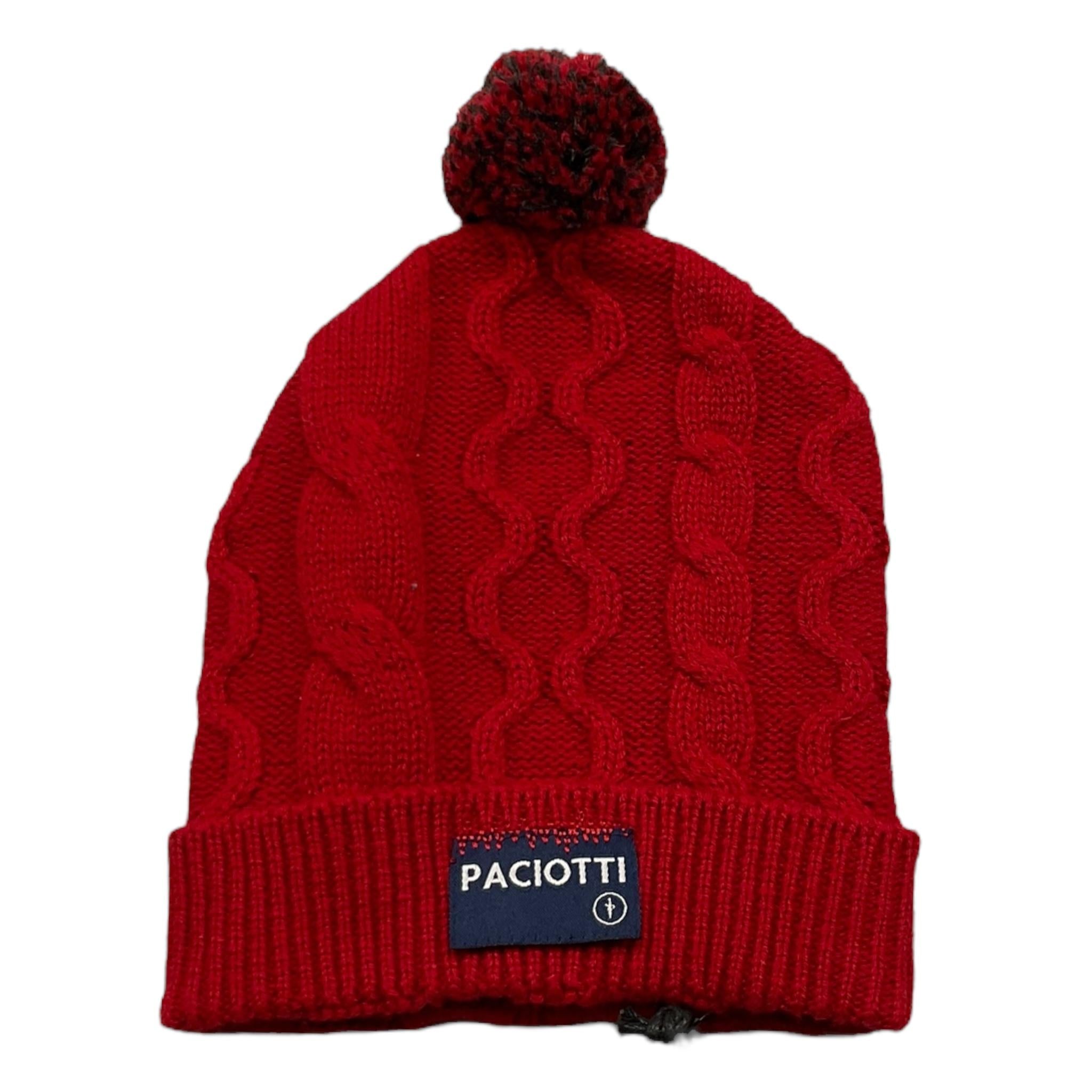 CESARE PACIOTTI cappello tinta unita con logo Rosso per Neonato CAP3325BN ROSSO CESARE PACIOTTI 