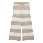 Max&Co. Pantalone Bicolore Traforaro per Bambina MX0176 BIANCO/BEIGE MAX&Co. 