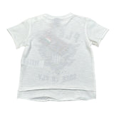 Please T-Shirt Girocollo tinta unita con Stampa Bianco per Neonato MB36030B BIANCO PLEASE 