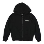 DISCLAIMER felpa tinta unita con zip e cappuccio Nero per Bambina 24IDK8243 NERO DISCLAIMER 