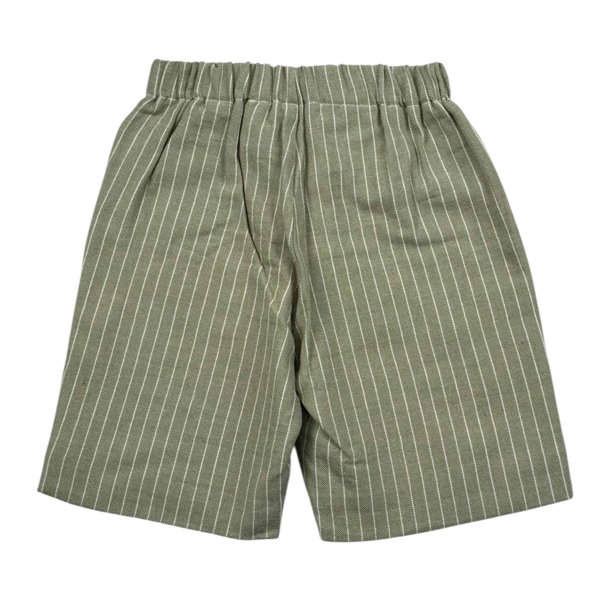 La Stupenderia Bermuda Tinta Unita con Elastico In Vita per Neonato TCBR73XXN VERDE LA STUPENDERIA 