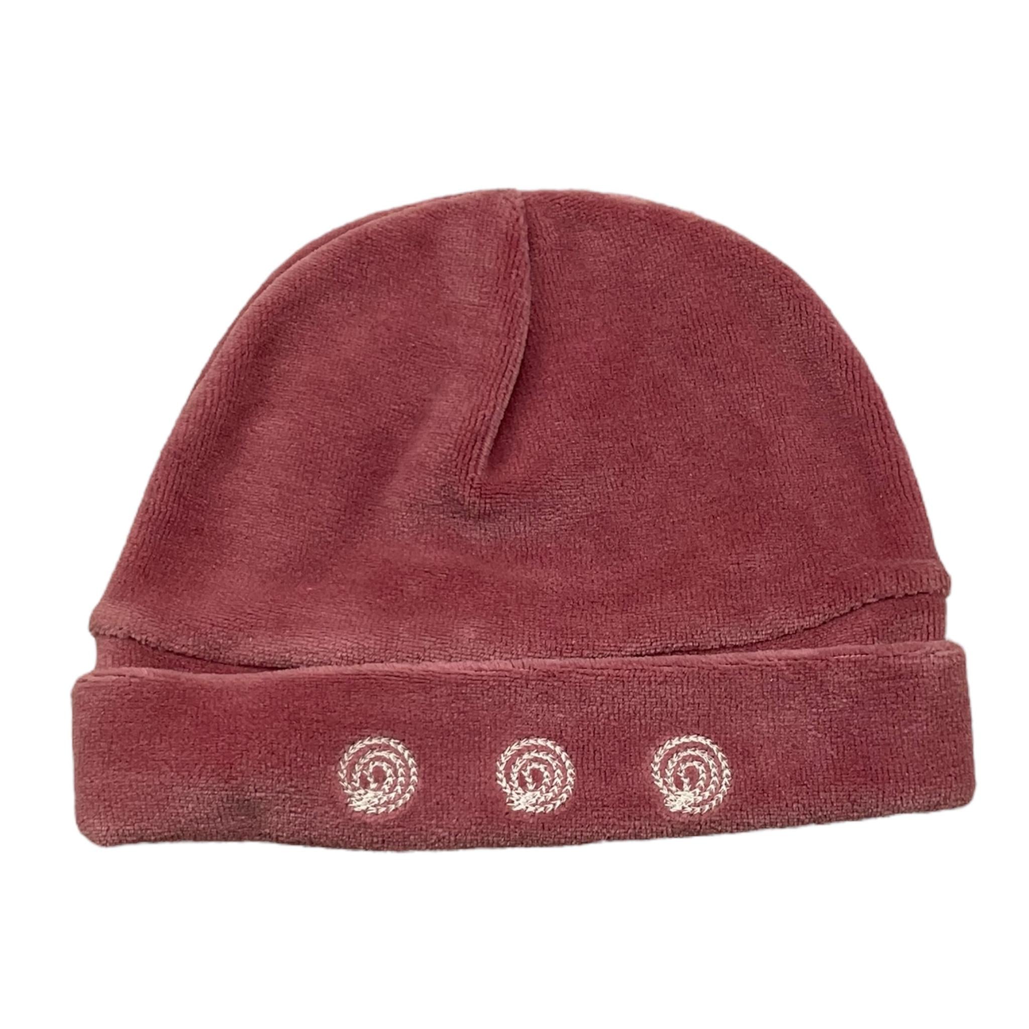 LALALU' cappello tinta unita in ciniglia Rosa per Neonata CAL8L ROSA LALALU' 