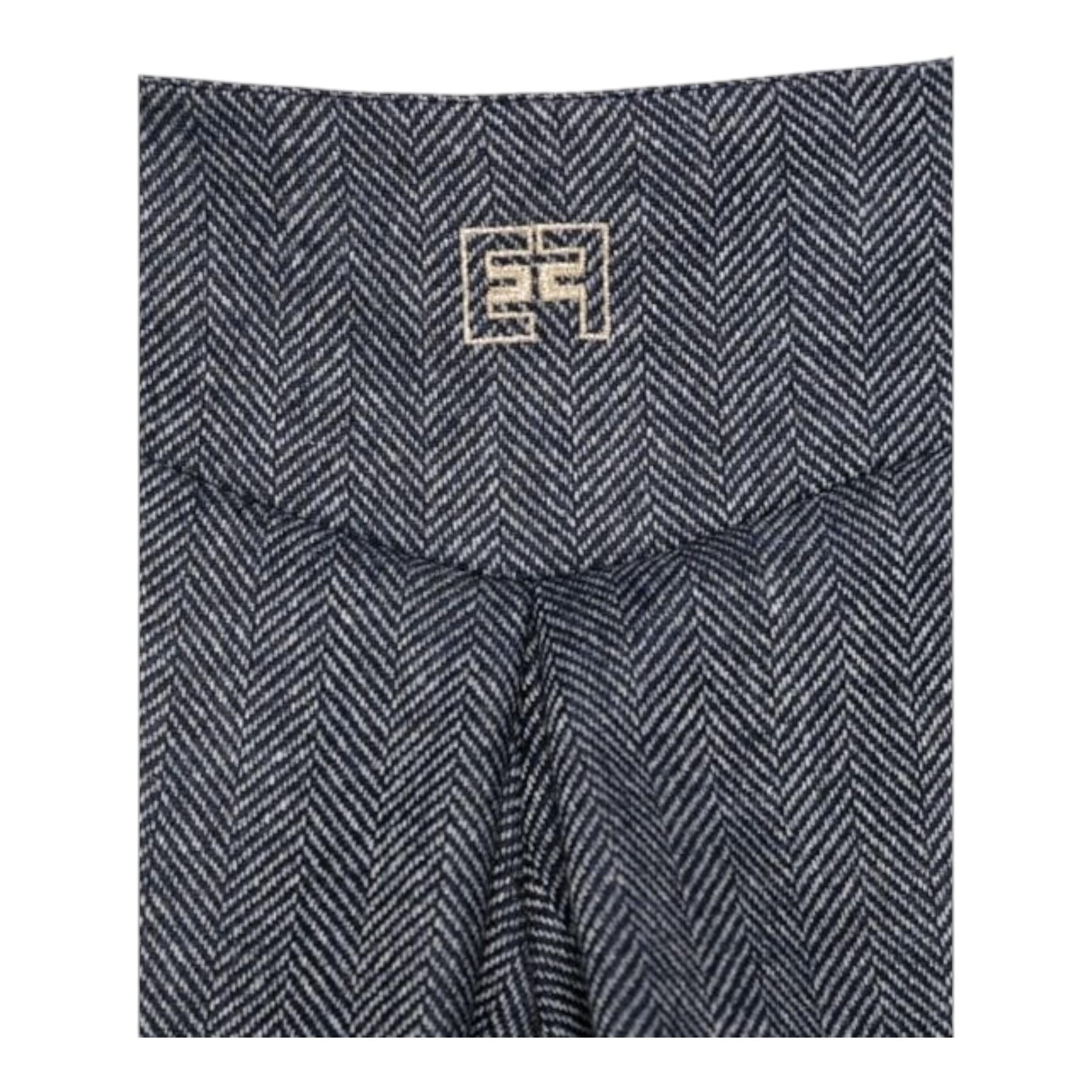 ELISABETTA FRANCHI short tinta unita con microfantasia Blu per Neonata EGBE019X BLU ELISABETTA FRANCHI 