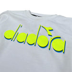 Diadora Felpa Girocollo tinta unita con Stampa Bianco per Bambino 022313 BIANCO DIADORA 