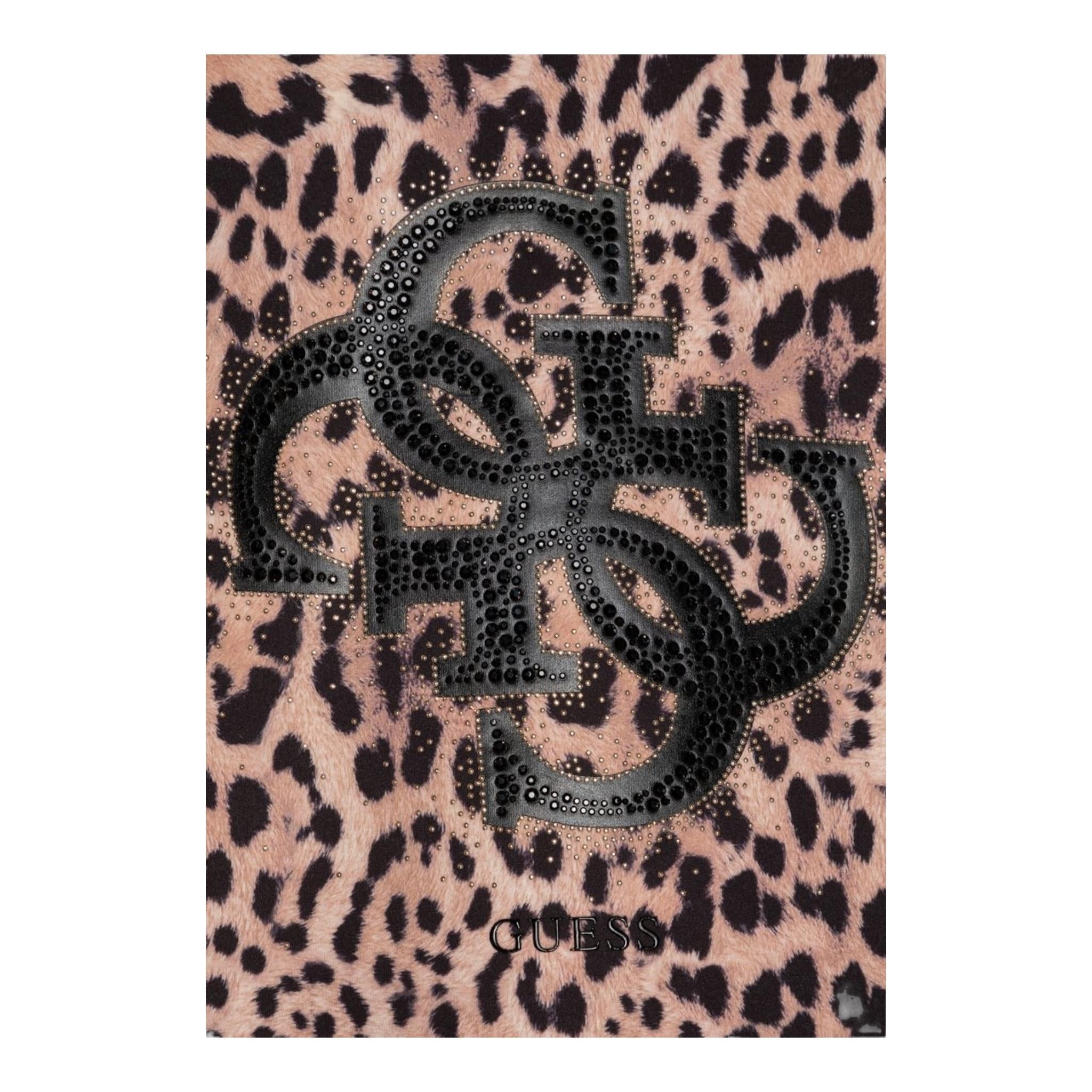 GUESS felpa girocollo stampa fantasia maculata Beige per Bambina J4BQ07KAZQ2 BEIGE GUESS 