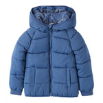 MINI BANDA giubbino tinta unita con zip e cappuccio Blu per Neonato 3A633X BLU MINI BANDA 