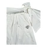 Liu Jo Pantalone Tinta Unita Modello Palazzo per Bambina KA5063X BIANCO LIU JO 