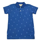 Trussardi Polo Mezza Manica Tinta Unita con Loghi per Bambino TBP26106PO BLU TRUSSARDI 