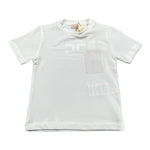 Elisabetta Franchi T-Shirt Girocollo Tinta Unita con Stampa per Bambina EGTS091 BIANCO ELISABETTA FRANCHI 