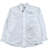 Paolo Pecora Camicia Manica Lunga Tinta Unita per Bambino PP4344 BIANCO PAOLO PECORA 