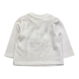 MOSCHINO shirt girocollo tinta unita con stampa Bianco per Neonato MUO014 BIANCO MOSCHINO 