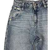 Calvin Klein Jeans Solid Color Adjustable Waist Blue for Girls