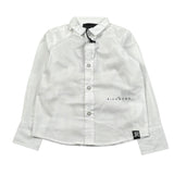 John Richmond Camicia tinta unita con Logo Bianco per Neonato RBP23054CA BIANCO JOHN RICHMOND 