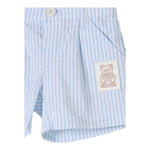 Moschino Bermuda Fantasia A Righe per Neonato MUQ01D BIANCO/AZZURRO MOSCHINO 