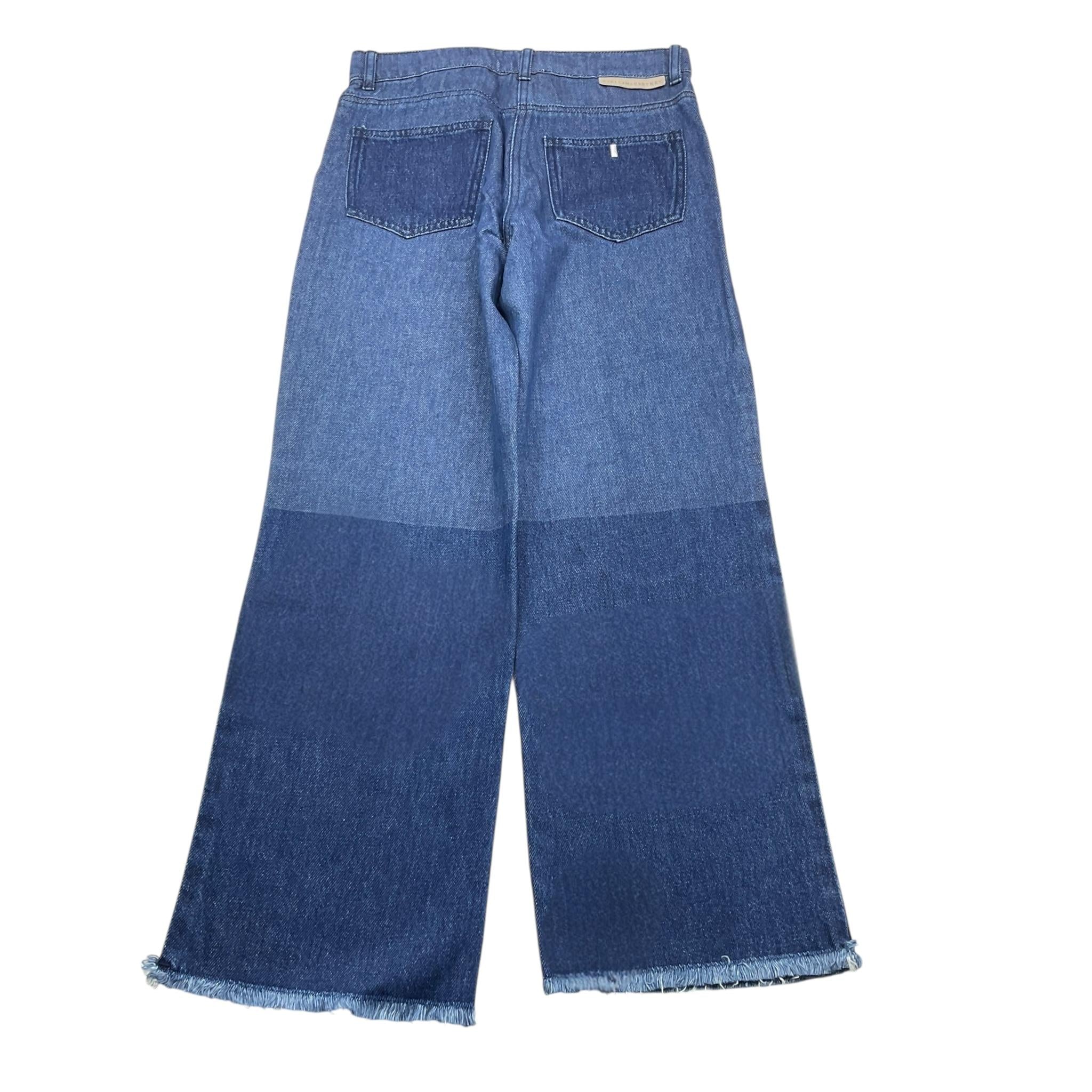 Stella Mccartney Jeans Tinta Unita Modello A Palazzo per Bambina TV6D50 BLU STELLA McCARTNEY 
