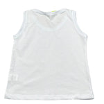 Mousse Canotta Tinta Unita con Stampa per Bambino DINOBEACHH BIANCO MOUSSE 