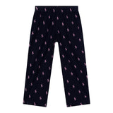 Ralph Lauren Completo 2 Pezzi Pigiama Shirt-Pantalone per Bambina 4P0150 BLU RALPH LAUREN 