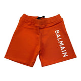 Balmain Bermuda Solid Color With Orange Print For Baby