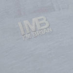 I'M BRIAN t-shirt girocollo tinta unita con logo Bianco per Bambino TS3142J BIANCO I'M BRIAN 