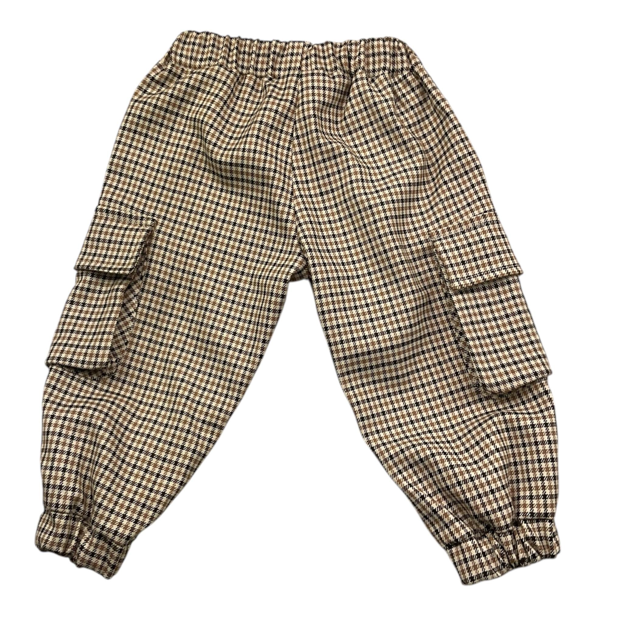 LE BEBE' pantalone tinta unita con microfantasia Beige per Neonata LBG6041 BEIGE LE BEBE' 