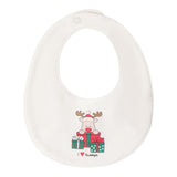 MINI BANDA bavetta tinta unita con stampa Bianco per Neonato 3A321 BIANCO MINI BANDA 